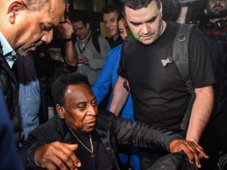Pelé visitó de emergencia el hospital el jueves por la tardenoche. Foto: getty