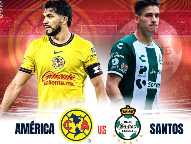 América vs Santos: EN VIVO, dónde, cuándo y a qué hora ver el juego de la Jornada 12