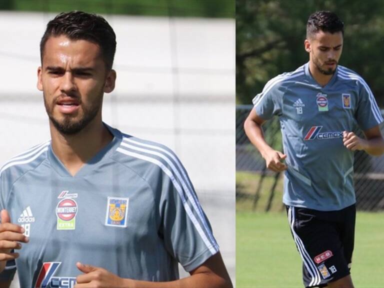 Diego Reyes vuelve a entrenar. Foto: Twitter @TigresOficial