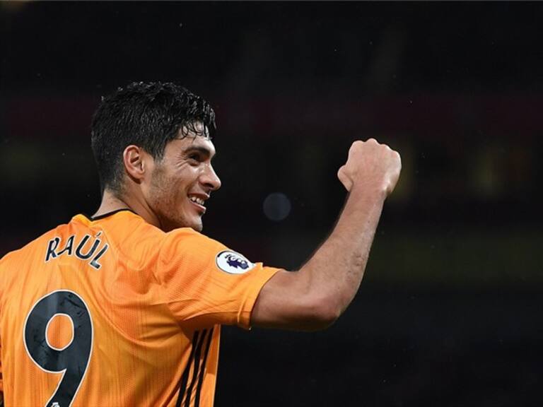 Raúl Jiménez con los Wolves. Foto: Getty Images