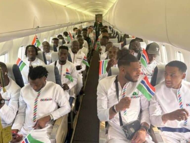 Selección de Gambia se salvó de un accidente aéreo