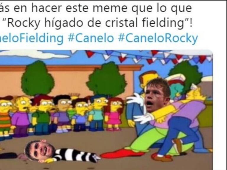 Canelo vs Rocky Foto: TWITTER