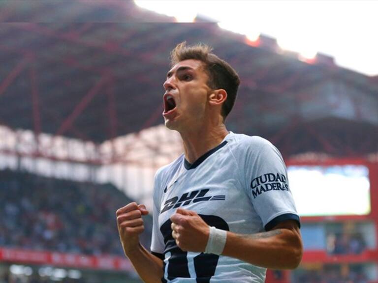 Juan Ignacio Dinenno con Pumas. Foto: Getty Images