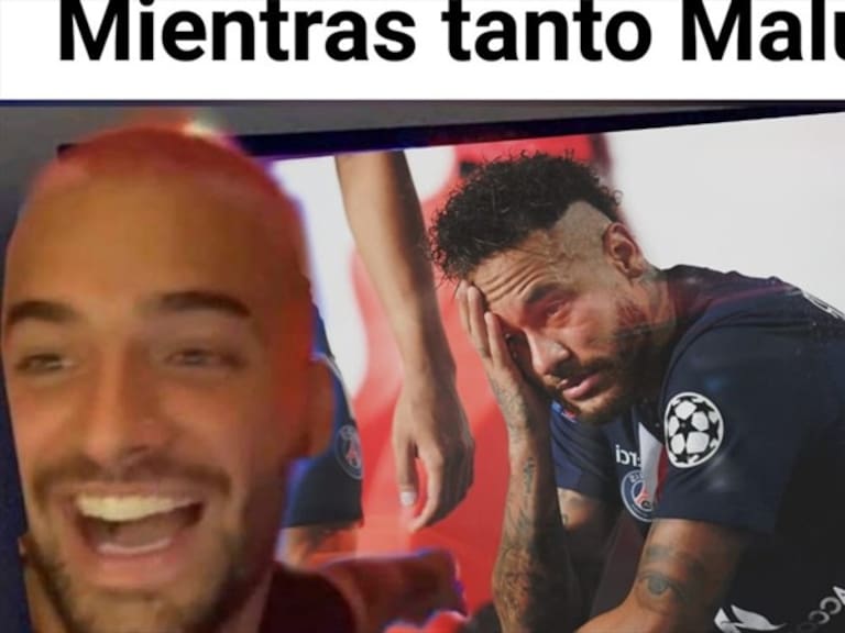 Maluma, Neymar, meme . Foto: Especial