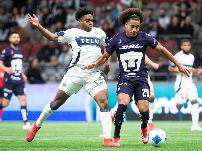 Pumas rescata el empate ante el Whitecaps en la Ida de los Cuartos de Final de la Concachampions