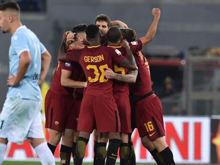 Roma vs Lazio. Foto: Getty Images