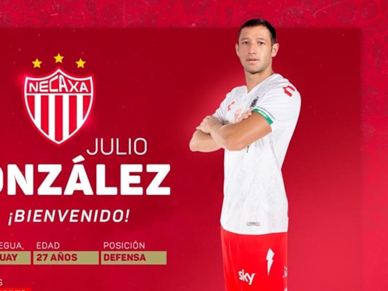 Julio González. Foto: Twitter @ClubNecaxa