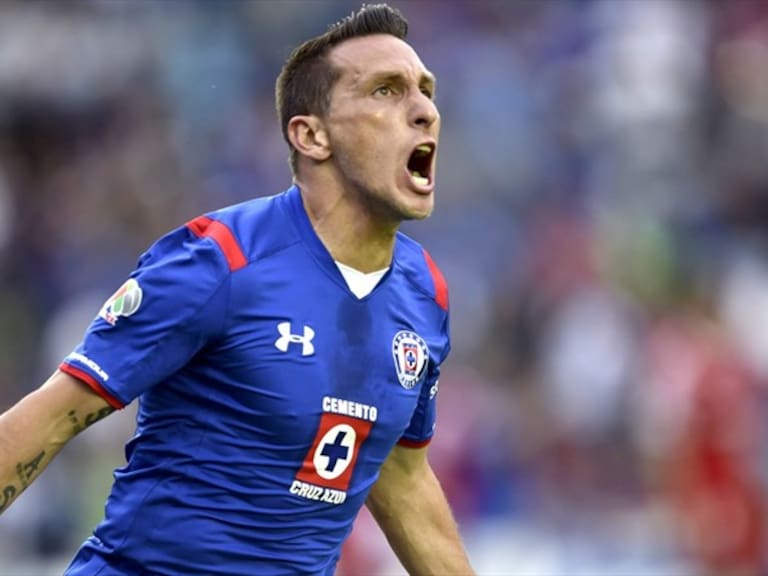 "Chaco" Giménez en un encuentro con la Máquina. Foto: Getty Images