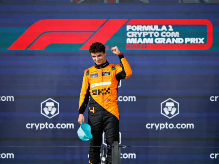 Lando Norris supera a Max Verstapoen y conquista el GP de Miami