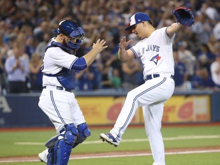 Roberto Osuna en un juego con Toronto. Foto: Getty Images