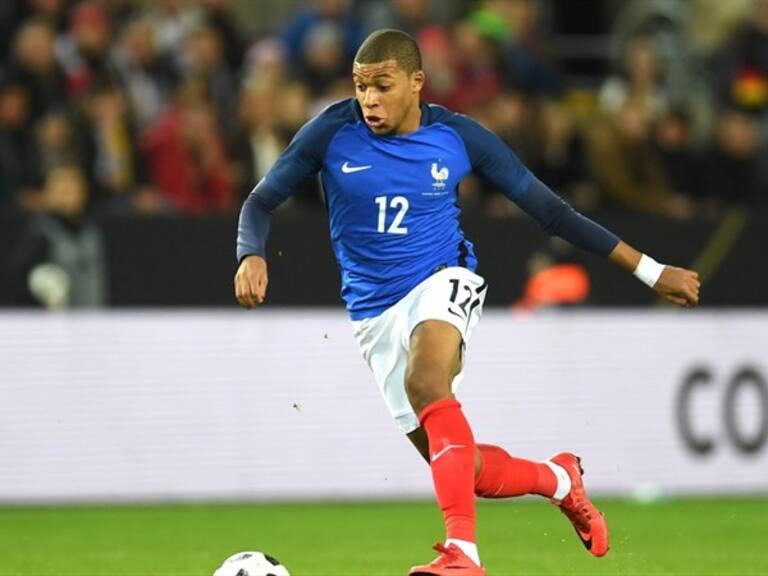 Mbappe con la selección de Francia. Foto: Getty Images