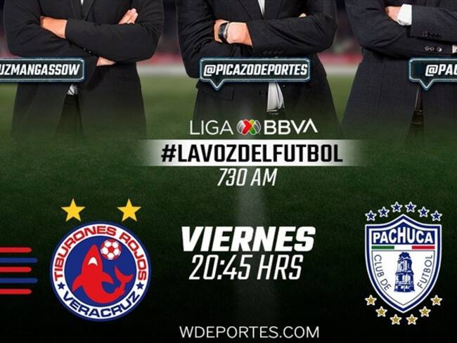 Veracruz vs Pachuca, en vivo y en directo online, Liga MX, Jornada 2, Futbol mexicano