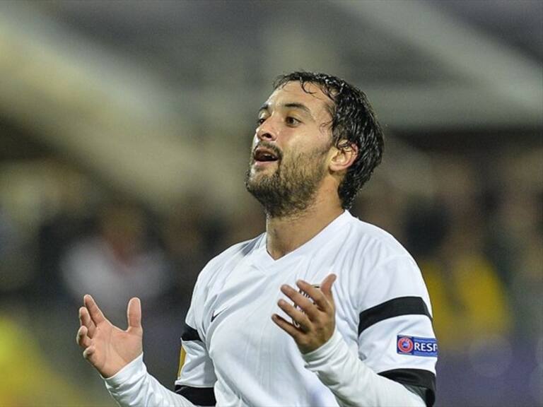 Facundo Pereyra en un juego de Europa League. Foto: Getty images