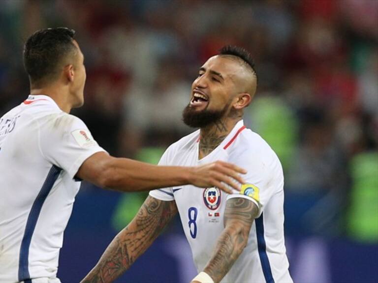 Alexis Sánchez y Arturo Vidal. Foto: Getty images