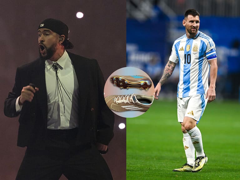 Bad Bunny y Messi colaboración con Adidas