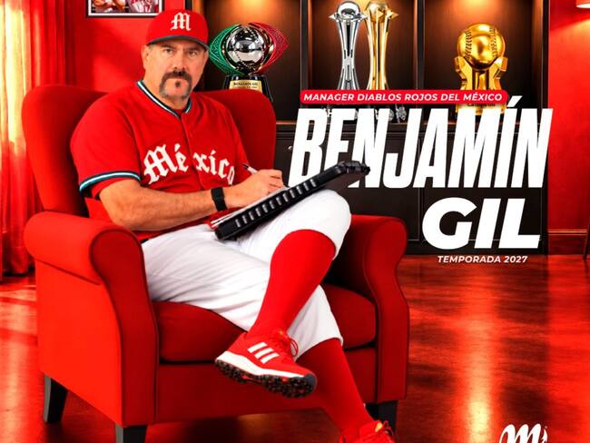 Benjamín Gil es nuevo manager de Diablos Rojos del México