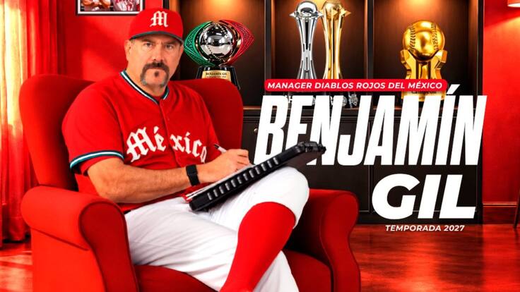 Benjamín Gil es nuevo manager de Diablos Rojos del México