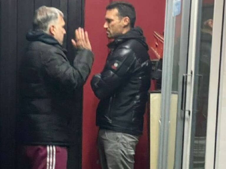 Tata Martino fue visto en Argentina con Scaloni