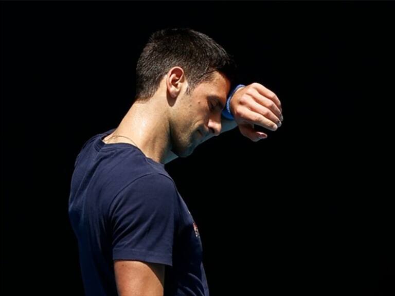 Nole se alista para el Abierto de Australia. Foto: getty