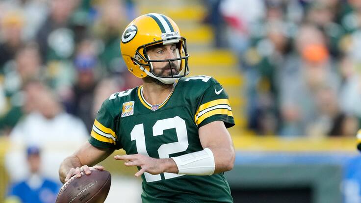 Aaron Rodgers se convierte en el quinto QB en lograr 500 pases de touchdown en la historia de la NFL