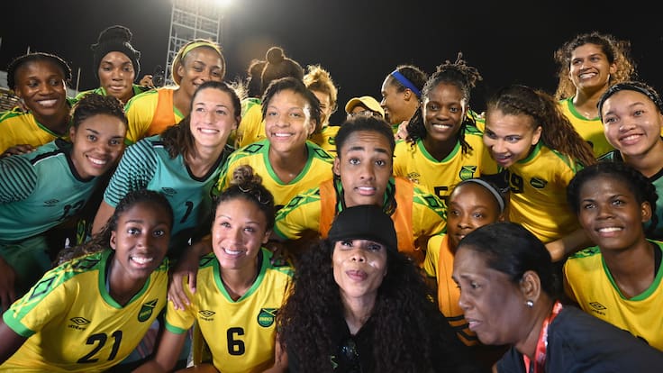 Cedella Marley, la hija de Bob Marley que ha sido clave para el éxito de Jamaica Femenil en el Mundial