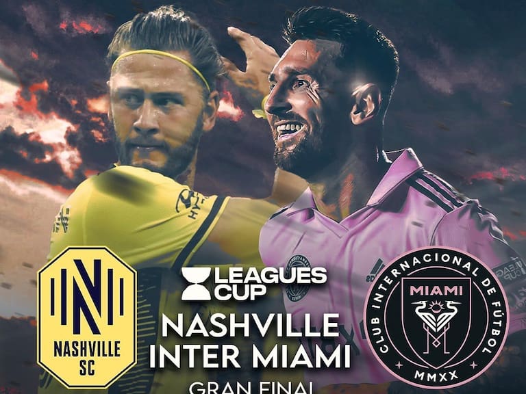 Nashville vs Inter Miami: EN VIVO, dónde, cuándo y a qué hora ver la final de la Leagues Cup