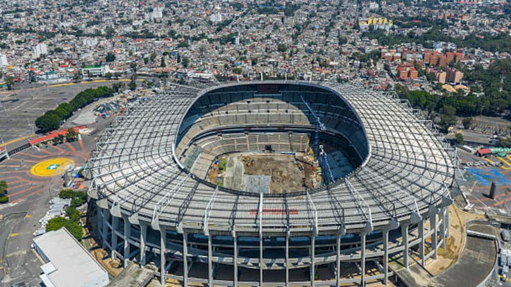 Estadio Azteca instala césped híbrido de última generación rumbo al Mundial 2026