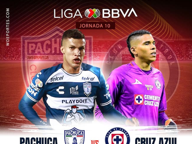 Cruz Azul vs Pachuca: EN VIVO, dónde, cuándo y a qué hora ver el partido de la Jornada 10 del Apertura 2024