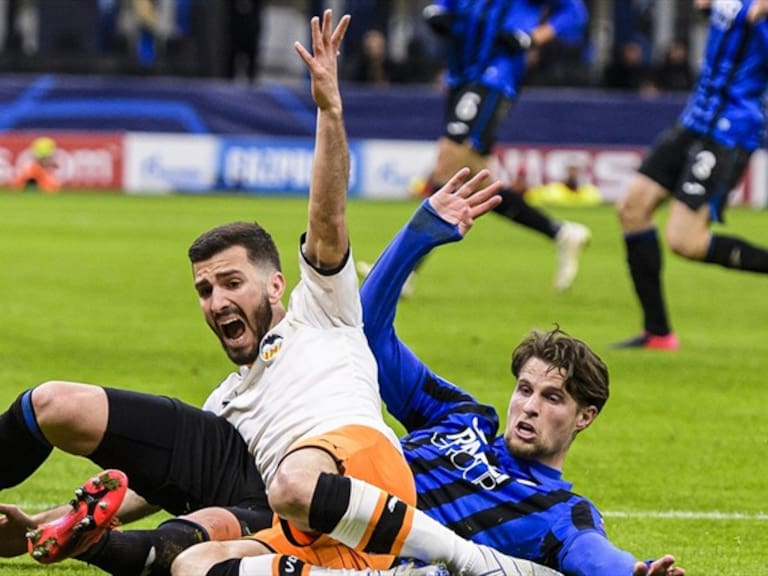 Partido Atalanta vs Valencia del 2020. Foto: Getty Images