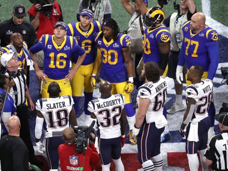 Patriots vs Rams. Foto: GettyImages
