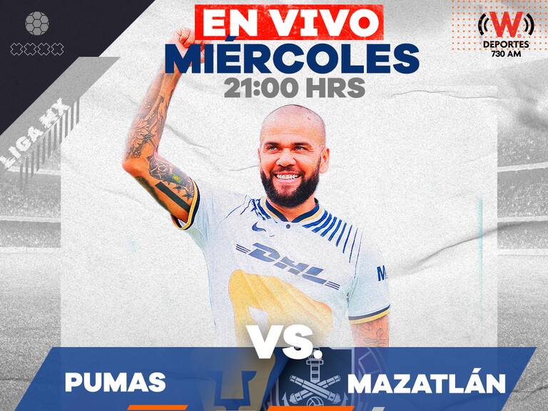 PUMAS VS MAZATLÁN, EN VIVO HORARIO Y CANAL JORNADA 5