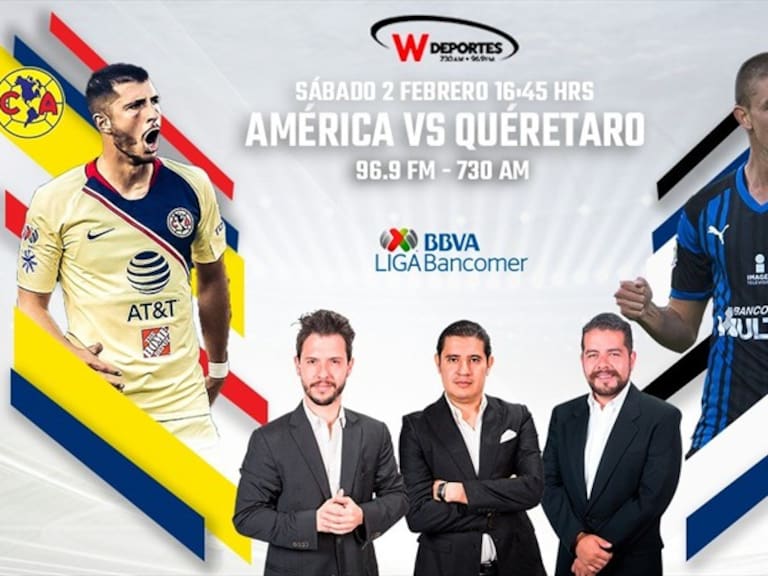 América vs Querétaro. Foto: W Deportes