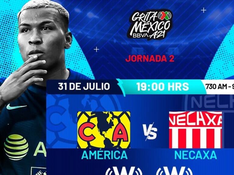 América vs Necaxa. Foto: wdeportes