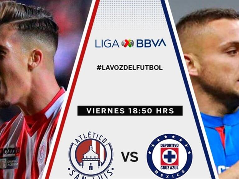 Cruz Azul vs Atlético de San Luis. Foto: W Deportes