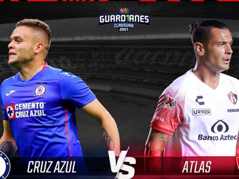 Cruz Azul vs Atlas. Foto: W Deportes