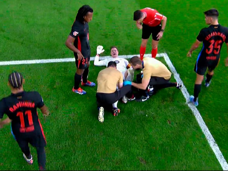 Ter Stegen se lesionó ante el Villarreal el fin de semana