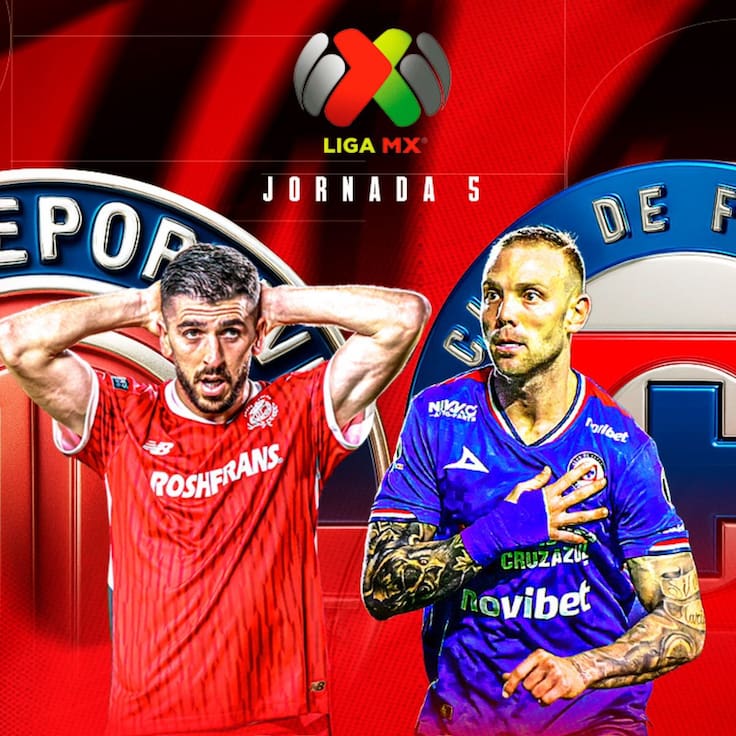 Toluca vs Cruz Azul: EN VIVO, dónde, cuándo y a qué hora ver el juego de la Jornada 5 del Clausura 2026 Liga MX