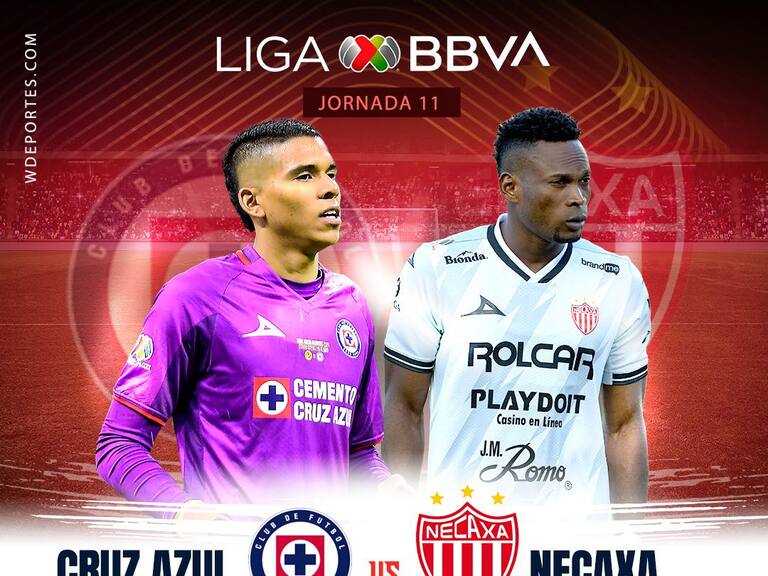 Cruz Azul vs Necaxa Jornada 11 del Apertura 2024