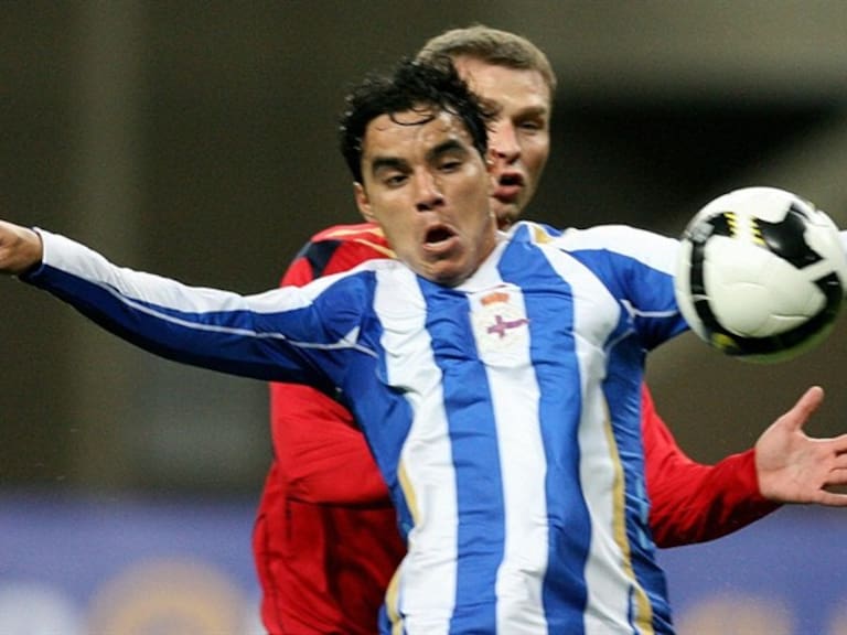 Omar Bravo fracasó con el Deportivo la Coruña. Foto: Getty Images