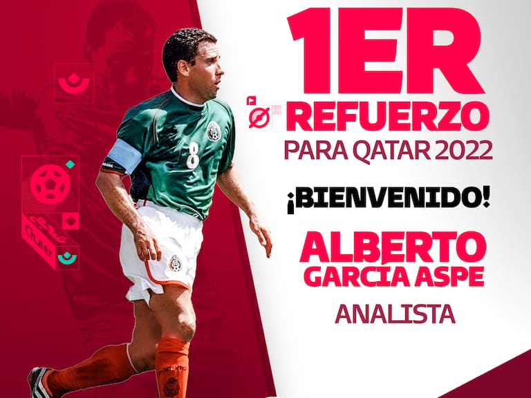 Alberto García Aspe; refuerzo de W Deportes para la Copa del Mundo