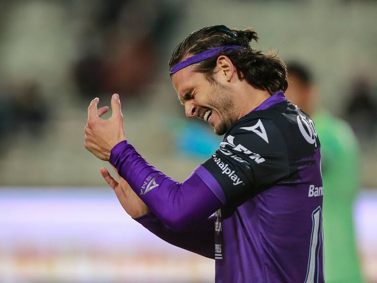 Nicolas Benedetti of Mazatlan during the game Pachuca vs Mazatlan FC, corresponding to day 07 of the Torneo Clausura Grita Mexico C22 of Liga BBVA MX, at Hidalgo Stadium, on February 24, 2022.
<br><br>
Nicolas Benedetti de Mazatlan durante el partido Pachuca vs Mazatlan FC, correspondiente a la jornada 07 del Torneo Clausura Grita Mexico C22 de la Liga BBVA MX, en el Estadio Hidalgo, el 24 de Febrero de 2022.