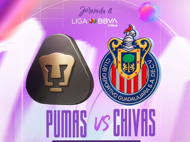 Pumas vs Chivas: EN VIVO, dónde, cuándo y a qué hora ver el juego de la Jornada 8 del Clausura 2026 Liga MX Femenil