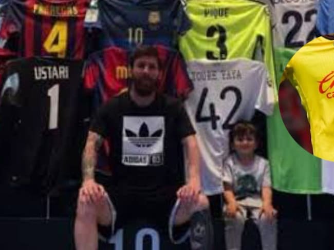 Messi tiene una playera del América en su colección; no vas a creer de qué jugador