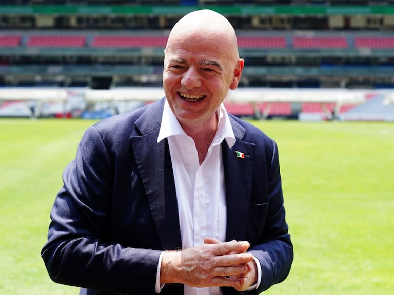 Gianni Infantino quedó maravillado en el Azteca