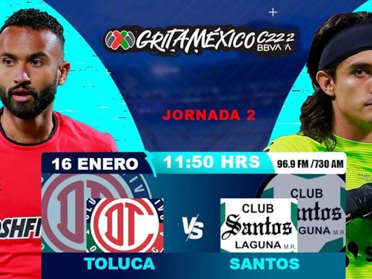 Toluca vs Santos . Foto: wdeportes