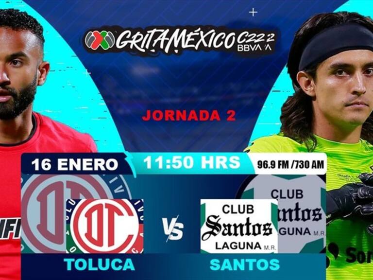 Toluca vs Santos . Foto: wdeportes