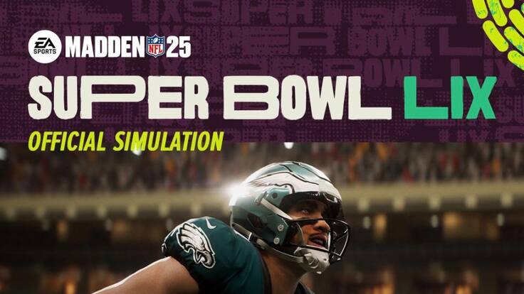 Madden NFL 25 hace su afamada simulación del Super Bowl LIX y arroja un resultado sorpresivo