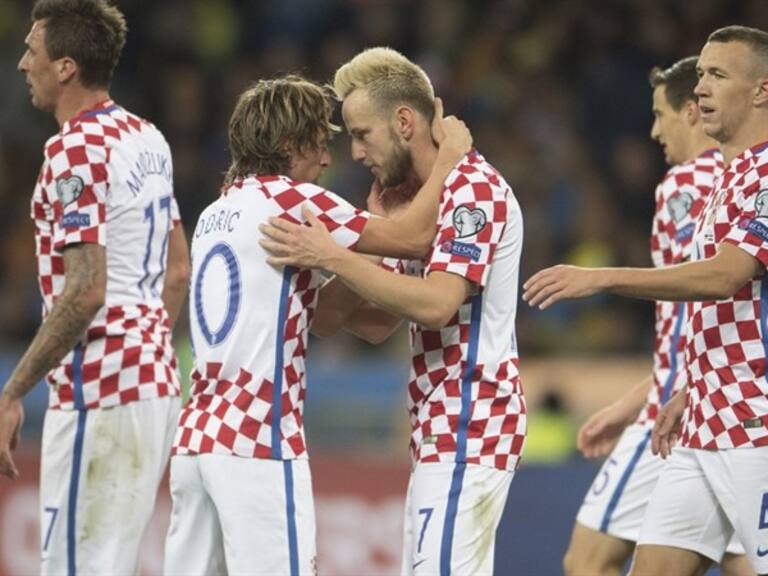 Selección de croacia en amistoso. Foto: Twitter