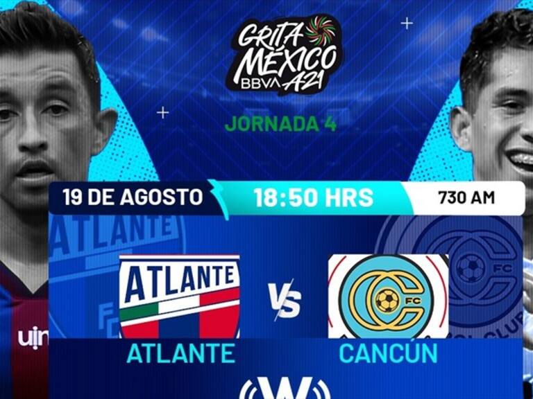 Atlante vs Cancún . Foto: wdeportes