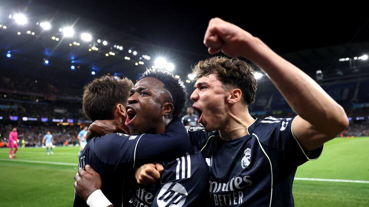 Real Madrid elimina al Manchester City en la Champions League con doblete de Vinicius